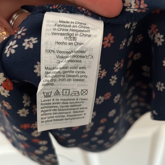 Madewell Button-Front Tie-Sleeve Retro Dress - Size 4 - Picture 4 of 5